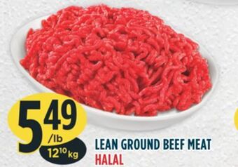 Marché Adonis Lean ground beef meat halal offer