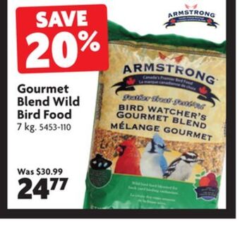 Home Hardware Gourmet blend wild bird food offer