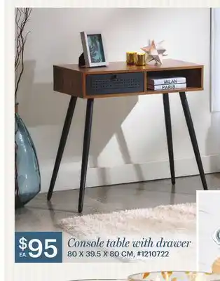 Giant Tiger Debbie travis console table with drawer offer