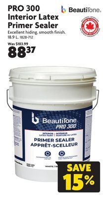 Home Hardware Pro 300 interior latex primer sealer offer