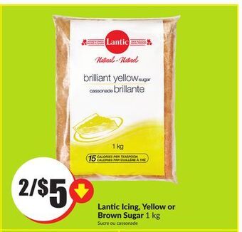 FreshCo Lantic icing, yellow or brown sugar 1 kg offer