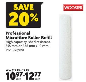 Home Hardware Professional microfibre roller refill offer