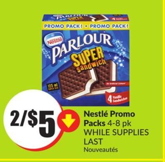 FreshCo Nestle promo packs 4-8 pk offer