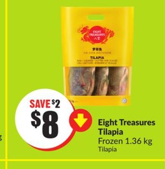 FreshCo Eight treasures tilapia frozen 1.36 kg offer