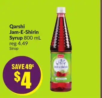 FreshCo Quarshi jam-e-shirin syrup 800 ml offer