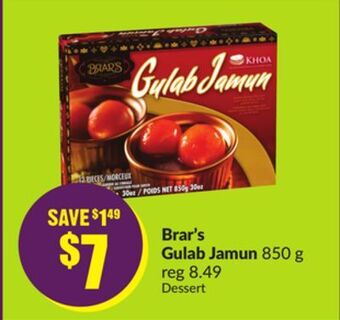 FreshCo Brar's gulab jamun 850 g offer