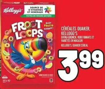 Metro Kellogg's offer