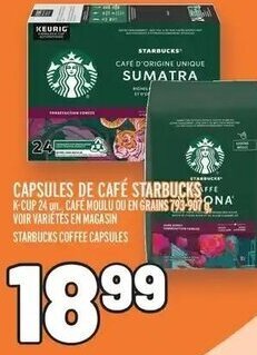 Metro Starbucks Coffee Capsules offer