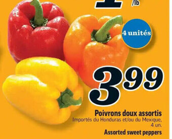 Marché Richelieu Assorted sweet peppers 4 un offer