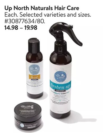 Walmart Up north naturals hair care offer