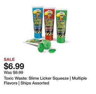Showcase Toxic waste: slime licker squeeze | multiple flavors | ships assorted offer
