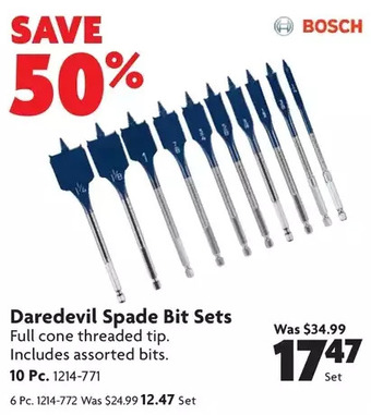 Home Hardware Daredevil spade bit sets: 10 pc. | 6 pc. offer