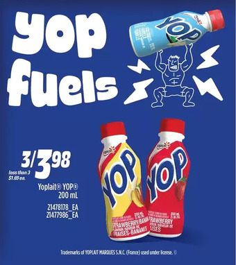 Loblaws Yoplait yop offer