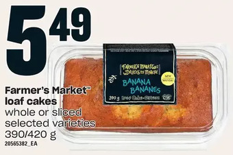 Loblaws Farmer's market loaf cakes offer