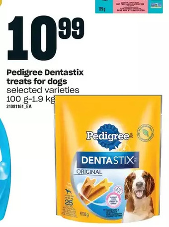 Independent Grocer Pedigree dentastix treats for dogs offer