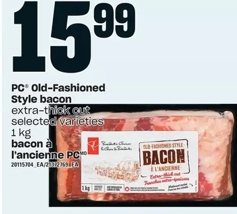 Independent Grocer Pc old-fashioned style bacon offer