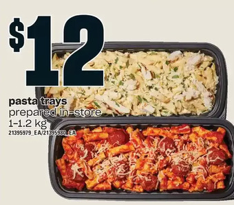 Loblaws Pasta trays offer