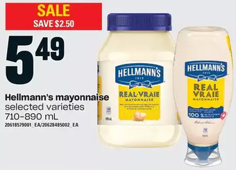 Loblaws Hellmann's mayonnaise offer