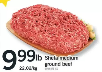 Fortinos Shefa medium ground beef offer