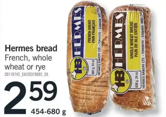 Fortinos Hermes bread offer