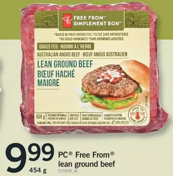 Fortinos Pc free from lean ground beef offer