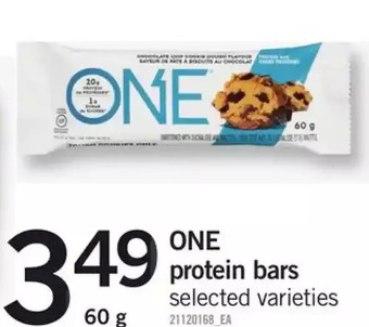 Fortinos One protein bars offer