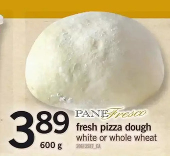 Fortinos Fresh pizza dough offer