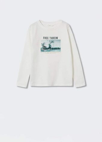 Mango Boats printed cotton t-shirt offer