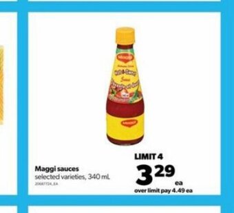Real Canadian Superstore Maggi sauces 340 ml offer