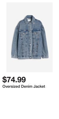 H&M Oversized denim jacket offer
