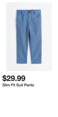 H&M Slim fit suit pants offer