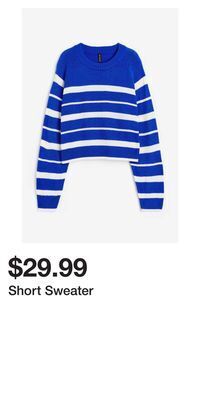 H&M Short sweater offer