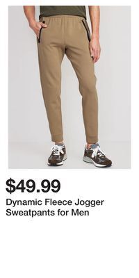 Old Navy Dynamic fleece jogger sweatpants for men offer