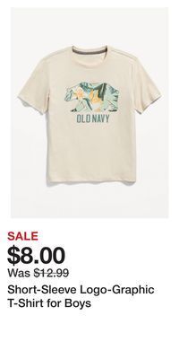 Old Navy Short-sleeve logo-graphic t-shirt for boys offer