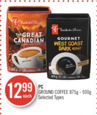 Shoppers Drug Mart Pc ground coffee offer