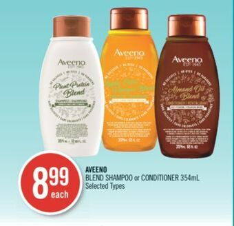 Shoppers Drug Mart Aveeno blend shampoo or conditioner offer