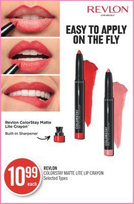 Shoppers Drug Mart Revlon colorstay matte lite lip crayon offer
