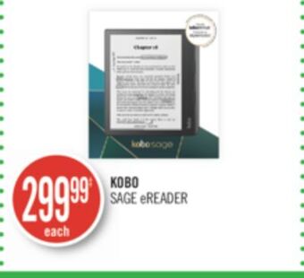 Shoppers Drug Mart Kobo sage ereader offer