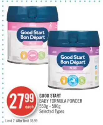 Shoppers Drug Mart Nestle good start baby formula powder offer
