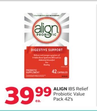 Rexall Align ibs relief probiotic value pack offer