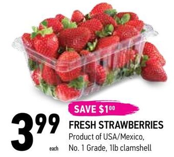 Coppa's Fresh Market Fresh strawberries offer