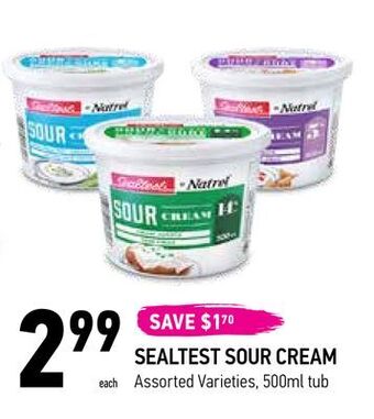 Coppa's Fresh Market Sealtest sour cream offer