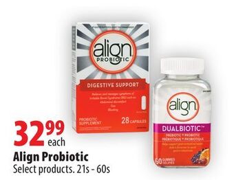 London Drugs Align probiotic offer