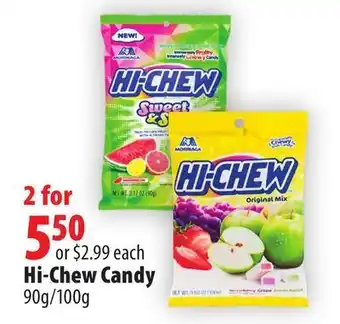 London Drugs Hi-chew candy offer