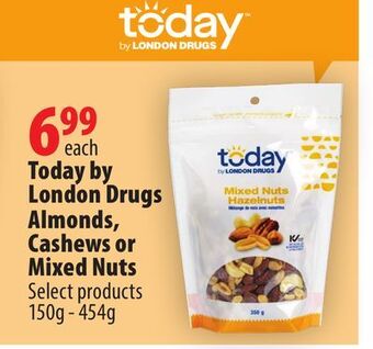 London Drugs Today by london drugs almonds, cashews or mixed nuts offer