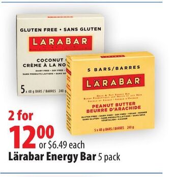 London Drugs Lärabar energy bar offer