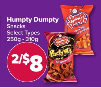 PharmaChoice Humpty dumpty snacks offer