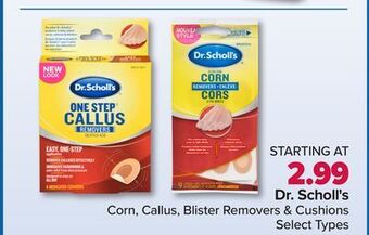 PharmaChoice Dr. scholl's corn, callus, blister removers & cushions offer
