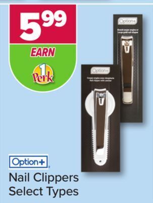 PharmaChoice Option+ nail clippers offer