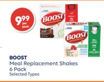 Wellwise by Shoppers Boost meal replacement shakes offer